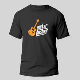 Guitar Pusher Classic Logo Black T-Shirt