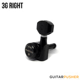 Graphtech RATIO SINGLE Electric Locking Tuner Contemporary Mini Black 2 Pin PRL-8721