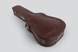 G-Craft HC-043 Premium Brown hard case for Acoustic Guitar - Dreadnought and Grand Auditorium - GuitarPusher