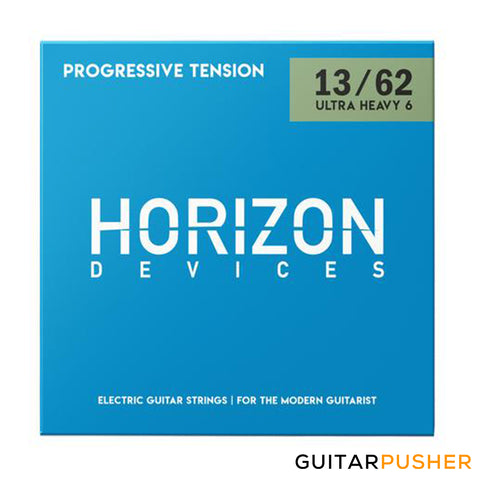 Horizon Devices Progressive Tension Ultra Heavy 6 Electric Guitar Strings 13-62 (13 18 26 36 50 62)