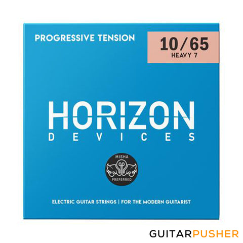 Horizon Devices Progressive Tension Heavy 7 Electric Guitar Strings 10-65 (10 14 18 28 39 50 65)