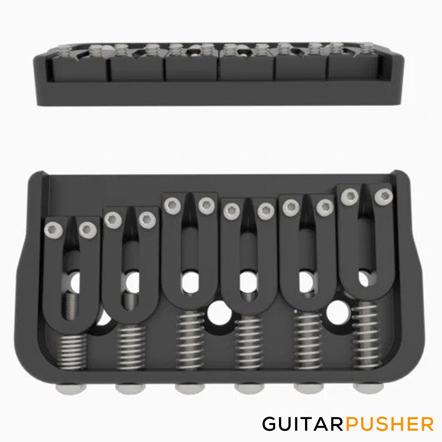 ギター HIPSHOT/6STRING LOWPRO GUITAR HEADPEICE Hipshot LowPro Headpiece for Headless Guitar | Ploutone