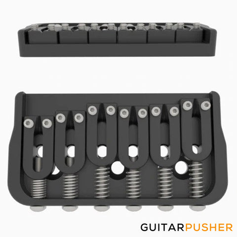 Hipshot 6-String Fixed Guitar Bridge (Black)