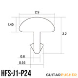 Hosco Precut Stainless Steel Fretwire (24 pcs, 250mm radius)