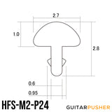 Hosco Precut Stainless Steel Fretwire (24 pcs, 250mm radius)