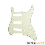 Hosco Pickguard for Strat - 11-Hole - Mint Green 3 Ply G/B/G