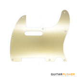 Hosco TC-AND-G Anodized Pickguard for Tele - Gold 1 Ply