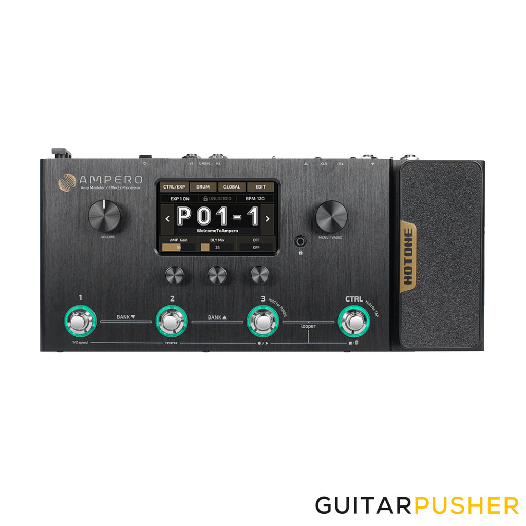 Hotone MP-100 Ampero Amp Modeler & Multi-Effects Processor – GuitarPusher