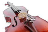 Trevino V401 1/4 Full Solid Wood Violin with Case - GuitarPusher