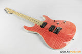 Leeky L-Series L25 HH S Style (Flamed Maple Top/Maple Fingerboard) - Pink