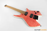 Leeky X-Series X25 Headless Electric Guitar - Pink Burst