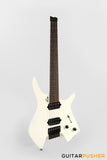 Leeky X-Series X10 Headless Electric Guitar - Pearl White