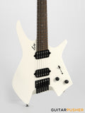 Leeky X-Series X10 Headless Electric Guitar - Pearl White