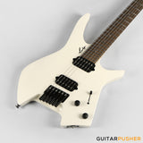 Leeky X-Series X10 Headless Electric Guitar - Pearl White