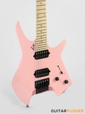 Leeky X-Series X10 Headless Electric Guitar - Pink