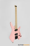 Leeky X-Series X10 Headless Electric Guitar - Pink