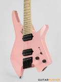 Leeky X-Series X10 Headless Electric Guitar - Pink