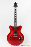 Tagima Blues 3500 Flamed Maple Top Semi-Hollow Electric Guitar - Red