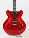 Tagima Blues 3500 Flamed Maple Top Semi-Hollow Electric Guitar - Red