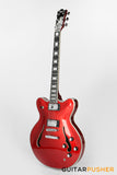 Tagima Blues 3500 Flamed Maple Top Semi-Hollow Electric Guitar - Red