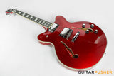 Tagima Blues 3500 Flamed Maple Top Semi-Hollow Electric Guitar - Red
