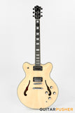 Tagima Blues 3500 Flamed Maple Top Semi-Hollow Electric Guitar - Natural