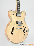 Tagima Blues 3500 Flamed Maple Top Semi-Hollow Electric Guitar - Natural