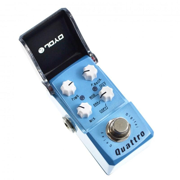 joyo ironman pedals Joyo JF-318 Iron Man Quattro Delay 4 Mode Digital Analog Modulation Fi – GuitarPusher