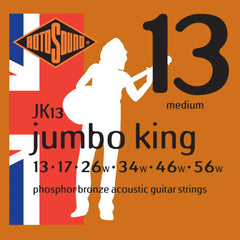 Rotosound JK Jumbo King Phosphor Bronze Acoustic Guitar String Set
