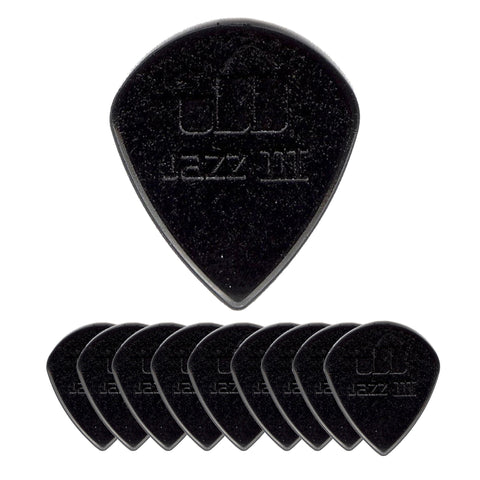 Dunlop Jazz III Nylon Guitar Pick 1.38mm