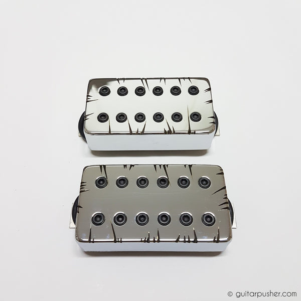 ギター bare knuckle pickups The Juggernaut Bare Knuckle Juggernaut black battle worn Set « Electric