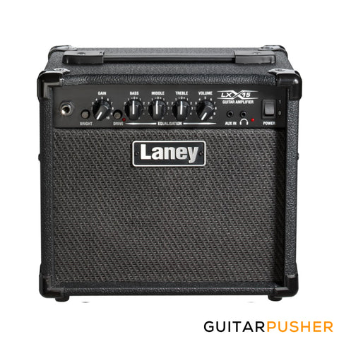 LANEY LX15 15-Watt Portable Combo Amplifier w/ Twin 5" Speakers