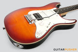 Leeky S Series S15 HSS S Style Electric Guitar (Flamed Maple Top/Rosewood Fingerboard) - Tobacco Sunburst