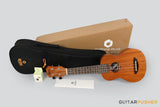 MeiTone M1-S Soprano All-Mahogany Ukulele - GuitarPusher