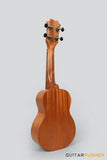 MeiTone M1-S Soprano All-Mahogany Ukulele - GuitarPusher