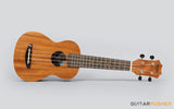 MeiTone M1-S Soprano All-Mahogany Ukulele - GuitarPusher