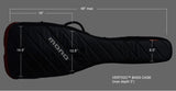 Mono Vertigo Hybrid Case for BASS Guitar - Steel Gray (Orange) Boot