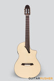 Martinez Performer Series MS-14MH Solid Spruce Top/Mahogany Classical-Electric Guitar (Natural) w/ Martinez T4 Double Source Pickup