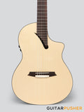 Martinez Performer Series MS-14MH Solid Spruce Top/Mahogany Classical-Electric Guitar (Natural) w/ Martinez T4 Double Source Pickup