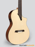 Martinez Performer Series MS-14MH Solid Spruce Top/Mahogany Classical-Electric Guitar (Natural) w/ Martinez T4 Double Source Pickup