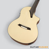 Martinez Performer Series MS-14MH Solid Spruce Top/Mahogany Classical-Electric Guitar (Natural) w/ Martinez T4 Double Source Pickup