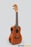 MeiTone E1-CE Concert All-Acacia Ukulele w/ UK-T3 pickup