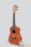 MeiTone M1-CE Concert All-Mahogany Ukulele w/ UK-T3 pickup