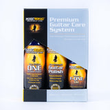 Music Nomad Premium Guitar Care System (Guitar ONE - 4 oz., F-ONE - 2 oz., Guitar Polish - 4 oz., 2 Microfiber Cloths) MN108 - GuitarPusher