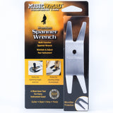 Music Nomad Premium Spanner Wrench with Microfiber Sude Backing MN224 - GuitarPusher