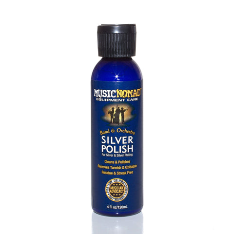 Music Nomad Silver Polish - For Silver & Silver Plating (4 oz.) MN701 - GuitarPusher