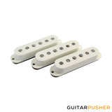 Montances Calibrated SSS Classic Stratocaster Pickup Set - Parchment White