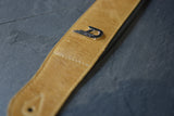 Duesenberg Guitars Custom Leather Strap (Cognac on Black)