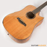 Maestro Original Series Rosetta-FM CSB C All-Solid Wood Western Red Cedar/Flamed Maple Acoustic Guitar