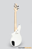 Tiny Boy Bass Monotone-2 Line Series 4-String PB Bass with Gigbag - White